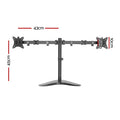 Artiss Dual Monitor Arm Stand Black