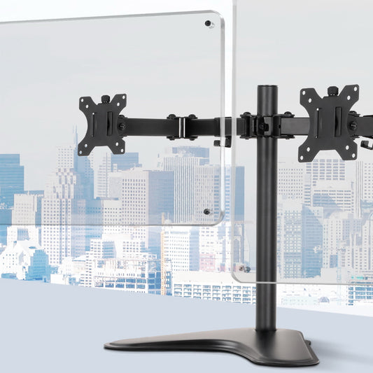 Artiss Dual Monitor Arm Stand Black
