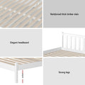 Giselle Single Mattress Artiss Bed Frame White Pine 16cm