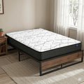 Giselle 16cm Double Mattress & Artiss Metal Bed Frame Set