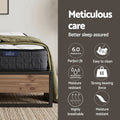 Giselle 16cm Double Mattress & Artiss Metal Bed Frame Set