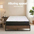 Giselle 16cm Double Mattress & Artiss Metal Bed Frame Set
