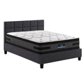 Giselle Mattress & Artiss Queen Bed Frame Bundle, 36cm Double Sided Euro Top Mattress
