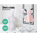 Female Mannequin 170cm White Dressmaker Clothes Display Torso Tailor