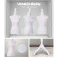 Female Mannequin 170cm White Dressmaker Clothes Display Torso Tailor