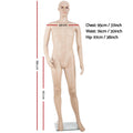 Male Mannequin 186cm Full Body Skin Colour Display Torso