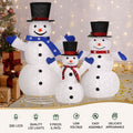 3x Christmas Lights 330 LED Fairy Snowman Decorations Jingle Jollys