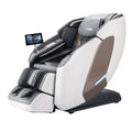 Livemor 4D Massage Chair Electric Recliner White Double Core Massager