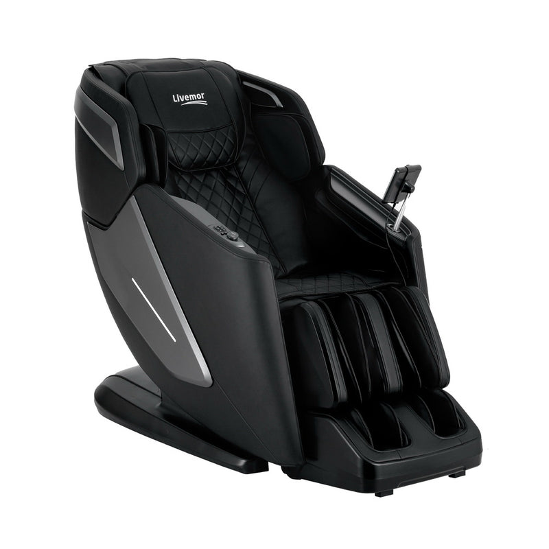 Livemor 4D Massage Chair Electric Recliner Black