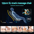 Livemor Massage Chair Electric Recliner White Double Core Massager
