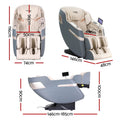 Livemor 4D Massage Chair Recliner SL Track Full Body Zero Gravity Massager Heated AI Body Scan SINA