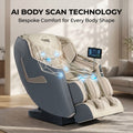 Livemor 3D Electric Massage Chair Recliner Home Massager Opal
