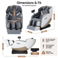 Livemor Beryl Full Body Massage Chair, Airbags Massage, Zero Gravity, with Heat, Electric Recliner