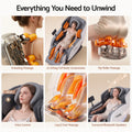 Livemor Beryl Full Body Massage Chair, Airbags Massage, Zero Gravity, with Heat, Electric Recliner