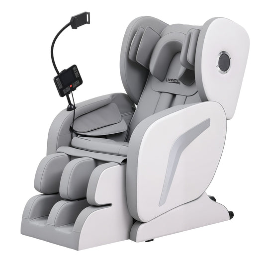 Livemor Full Body Massage Chair VEGA, Foot Roller, Waist & Calf Heat, Recliner, Airbags Compression