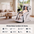 Livemor Full Body Massage Chair VEGA, Foot Roller, Waist & Calf Heat, Recliner, Airbags Compression