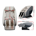 Livemor Electric Massage Chair Recliner Grey Ellmue Massager