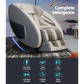 Livemor Electric Massage Chair Recliner Grey Ellmue Massager