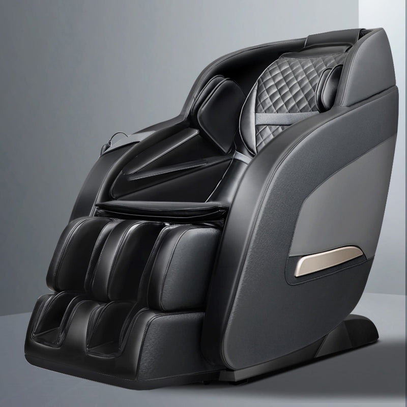 Livemor Electric Massage Chair Recliner Black Decima