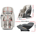Livemor Massage Chair Grey Electric Recliner Massager Decima