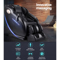 Livemor Massage Chair Electric Recliner Black Ozeni
