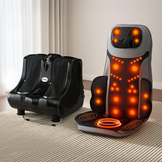 Livemor Massage Cushion Heat Seat Calf Foot Massager