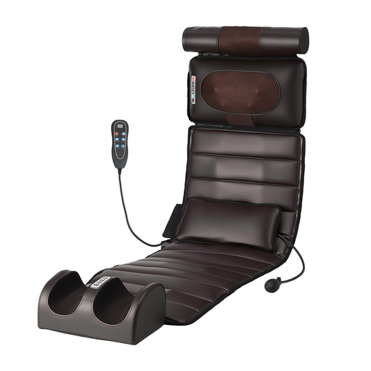 Livemor Heated Massage Mat Neck Foot Kneading Vibration Airbag