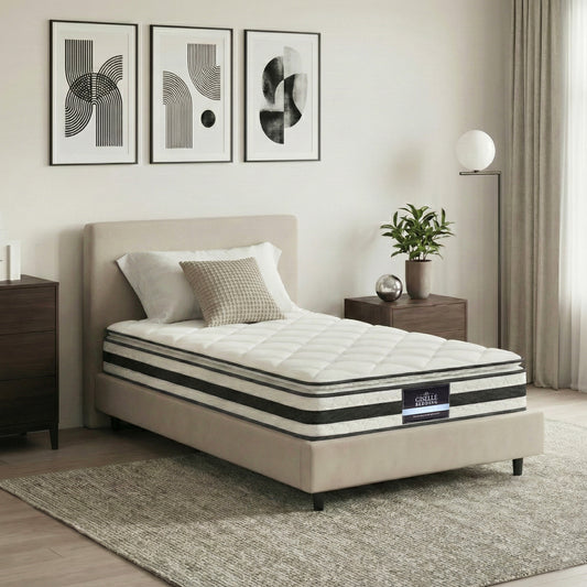 Giselle Bedding 21cm Mattress Pillow Top KING SINGLE