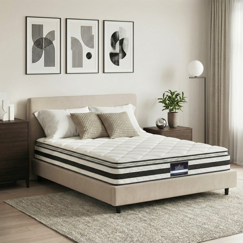 Giselle Bedding QUEEN Pillow Top Mattress 21cm