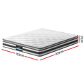 Giselle Bedding QUEEN Pillow Top Mattress 21cm