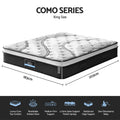 Giselle Bedding 32cm Mattress Euro Top King