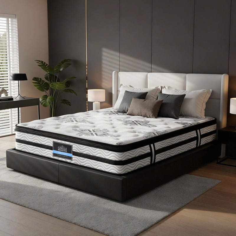 Giselle Bedding 34cm Euro Top Pocket Spring DOUBLE Mattress