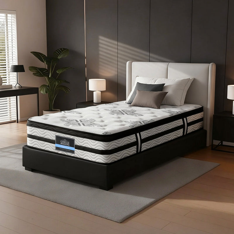 Giselle KING SINGLE Mattress 34cm Euro Top Pocket Spring
