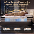 Giselle Bedding 34cm Mattress Euro Top Pocket Spring Queen