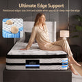 Giselle Bedding 34cm Mattress Euro Top Pocket Spring Single