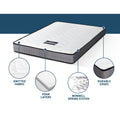 Giselle 13cm Mattress Tight Top KING SINGLE Bed