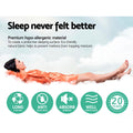 Giselle Bedding 21cm Tight Top Mattress KING SINGLE