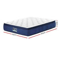 Giselle 34cm Cool Gel Memory Foam 7 Zone Mattress QUEEN