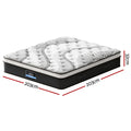 Giselle Bedding 32cm Euro Top Mattress Super King