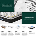 Giselle Bedding 32cm Euro Top Mattress Super King