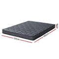 Giselle Bedding Double Mattress 16cm Bonnell Spring Medium Firm Tight Top