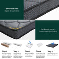 Giselle Bedding Double Mattress 16cm Bonnell Spring Medium Firm Tight Top