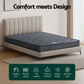 Giselle Bedding King Mattress 16cm Bonnell Spring Medium Firm Tight Top
