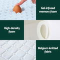 Giselle Mattress Cool Gel Foam 25cm KING