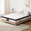 Giselle Mattress Spring Cool Gel Foam Euro Top Bed Medium Firm 25cm QUEEN