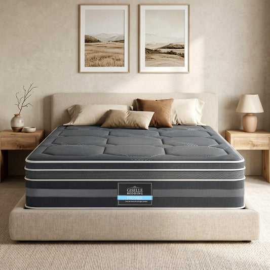 Giselle 35cm Hybrid Pocket Spring Euro Top Double Mattress