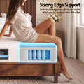 Giselle 25cm Queen Hybrid Mattress Soft Knitted Fabric Edge Support Gel Foam