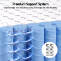 Giselle 25cm Single Hybrid Mattress Soft Knitted Fabric Edge Support Gel Foam