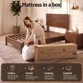 Giselle 25cm Single Hybrid Mattress Soft Knitted Fabric Edge Support Gel Foam