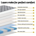 Giselle Single Mattress 34cm High Memory Foam Bed